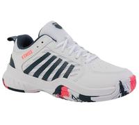 K-Swiss Court Express 2, Tenis Shoe, White Stargazer Neon Blaze, 33.5 EU