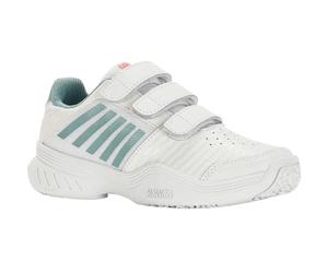 K-Swiss Court Express Strap Omni, Zapatillas de Tenis, White Nile Blue Desert Flower, 28.5 EU