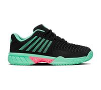K-Swiss Express Light 3 Clay, Zapatos de Tenis Mujer, Negro neón Menta neón Rosa Pastel, 36 EU