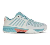 K-Swiss Express Light 3, Tenis Shoe Mujer, Blanc De Blanc Nile Blue Desert Flower, 38 EU