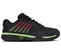 K-Swiss Zapatillas de tenis Hypercourt Express 2 AC Todas superficies Negro-Verde Neón 44,5 EU