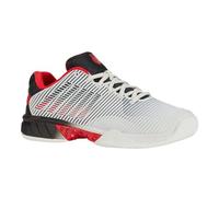 K-Swiss Hypercourt Express 2 Carpet, Tenis Shoe Hombre, Bright White Stretch Limo High Risk Red, 42.5 EU