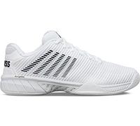 K-Swiss Hypercourt Express 2 - Tenis para Hombre, Blanco/Negro, 44.5 EU