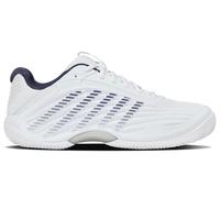 K-Swiss Hypercourt Express 3 Clay, Tenis Shoe Hombre, White Peacoat Silver, 46 EU