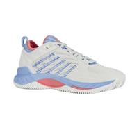 K-Swiss Hypercourt Supreme 2 HB, Tenis Shoe Mujer, Bright White Open Air Strawberry Ice, 40 EU