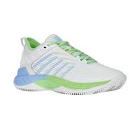 K-Swiss Hypercourt Supreme 2, Tenis Shoe Mujer, Wht Green Dtchcnl, 41 EU