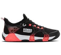 K-Swiss K-Frame Padel, Tenis Shoe Hombre, Black Micro Chip Neon Lava, 41.5 EU