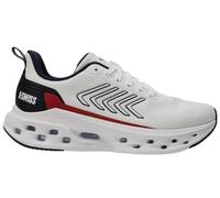 K-Swiss Melrose Tubes Lite - Tenis para Hombre, Blanco/Azul Marino/Rojo, 43 EU