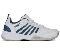 K-Swiss Men's Court Express 2 Tennis Shoe, White Stargazer Vapor Blue, 41.5 EU