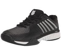 K-Swiss Men's Hypercourt Express 2 Tennis Shoe, Black/White/Highrise, 10 M