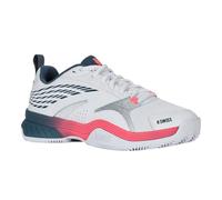 K-Swiss Men's Speedex Tennis Shoe, White Stargazer Neon Blaze, 42 EU