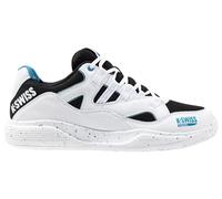 K-Swiss Men's Tura Team Padel Tennis Shoe, White Black Blue Moon, 43 EU