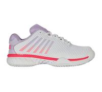 K-Swiss Mujeres Hypercourt Express 2 Clay Zapatillas De Tenis Zapatilla Tierra Batida Blanco-Coral EU Neu