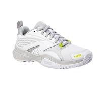 K-Swiss Performance Speedex HB, Zapatos de Tenis Mujer, White/Gray Violet/Lime Green, 41.5 EU