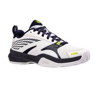 K-Swiss Performance Speedex HB, Zapatos de Tenis Hombre, White/Peacoat/Lime Green, 42.5 EU