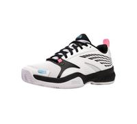 K-Swiss Performance Speedex Padel, Zapatos de Tenis Hombre, White/Black/Aquarius, 39.5 EU