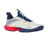 K-Swiss Performance SPEEDTRAC, Zapato de Tenis Hombre, Blanc de Blanc/Blue Opal/Lollipop, 44.5 EU