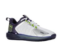 K-Swiss Performance Ultrashot 3 HB, Zapatos de Tenis Hombre, White/Peacoat/Lime Green, 44.5 EU