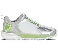 K-Swiss Performance Ultrashot 3 HB, Zapatos de Tenis Mujer, White/Gray Violet/Lime Green, 40 EU