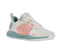 K-Swiss Performance ULTRASHOT Team, Zapato de Tenis Mujer, Blanc de Blanc/Nile Blue/Desert Flower, 38 EU