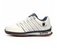 K-Swiss Rinzler Clásico Hombre Cuero Moda Retro Zapatillas Blanco