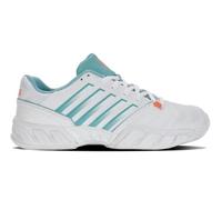 K-Swiss Tennis Bigshot Light 4, Zapatos de Tenis Mujer, White/Desert Flower/Nile Blue, 40 EU