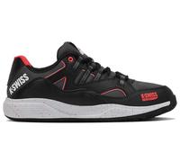 K-Swiss TURA Team Padel Tenis Shoe, Black/Micro Chip/Neon Lava, 47 EU