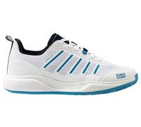 K-Swiss Ultra Court Padel Tennis Shoe, da uomo, Bianco/Nero/BLU, 44,5 EU, White Black Blue Moon, 44.5 EU