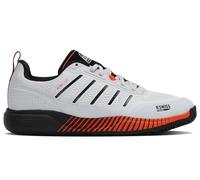 K-Swiss Ultra Court Padel Tennis Shoe - Zapatillas de Tenis para Hombre, Micro Chip, Color Negro y Lava neón, Talla 43 EU