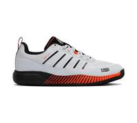 K-Swiss Ultra Court Padel Tennis Shoe - Zapatillas de Tenis para Hombre, Micro Chip, Color Negro y Lava neón, Talla 46 EU