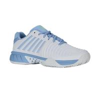 K-Swiss Women's Express Light 3 Tennis Shoe, Wht Dutch Canal Green, 40 EU