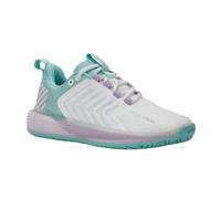 K-Swiss Ultrashot 3, Zapatillas Deportivas Mujer, Blanco y Azul, 41 EU