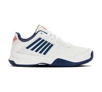 K-Swiss Zapatilla Court Express HbTennis - Tenis para Hombre, Paleta de ópalo Blanco y Azul, 44.5 EU
