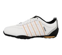 K-Swiss Zapatillas Arvee 1.5 para Hombre, Color Blanco/Negro/Naranja Poppy, Talla 40 EU, Blanc Black Orange Poppy, 40 EU