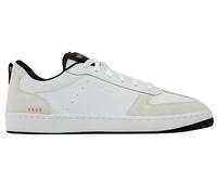 K-Swiss Zapatillas Court Varsity para Hombre, WT/Cloud Dancer/BLK, Talla 43 EU, WT Cloud Dancer Blk, 43 EU