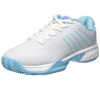 K-Swiss Hypercourt Express 2, Zapatillas Deportivas Mujer, Blanco y Azul, 38 EU
