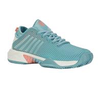 K-Swiss Zapatillas de Tenis Hypercourt Supreme HB para Mujer, Blanc De Blanc Nile Blue Desert Flower, 37 EU