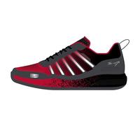 K-Swiss Zapatillas de Tenis para Hombre Ultra Court Padel Sanyo, Black Anthracite Sanyo Red, 41 EU