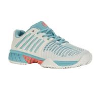 K-Swiss Express Light 3 HB, Tenis Shoe Mujer, Blanc De Blanc Nile Blue Desert Flower, 38 EU