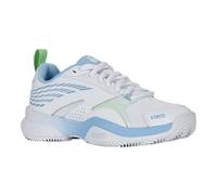 K-Swiss Zapatillas de Tenis Speedex para Mujer, Wht Dutch Canal Paradise Green, 42 EU