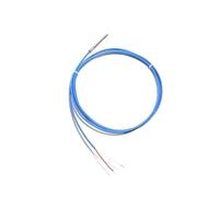 K termopar elemento Sensor de alta temperatura 10MM 15MM 50MM 60MM sonda PTFE cable de conexión 1M 2M 3,0 M 1 Uds(2x10MM Probe,3.0M Cable Lenght)