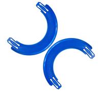 K TOMOTO [Paquete de 2] Giro de banco de 180 grados compatible con Hot Wheels, conector de pista de carreras para reemplazo de pista curva Hotwheels, diseños creativos infinitos, no requiere