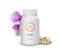 K-TOX - Suplemento Natural para la Salud Hepática | Con Cardo Mariano y N-Acetil Cisteína | 60 Cápsulas Vegetales