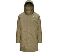 K-Way - Chaquetas - Thomas Warm Micro Canvas Green Army de Nylon - Talla S - Caqui Caqui S