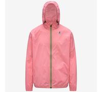 K-WAY Cortavientos con capucha unisex LE VRAI CLAUDE 4.0. Color rojo geranio