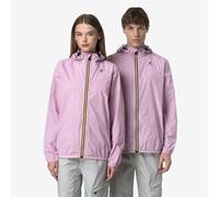 K-WAY Cortavientos con capucha unisex LE VRAI CLAUDE 4.0. Color Rosa Claro