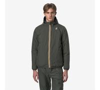 K-WAY Cortavientos unisex con capucha LE VRAI CLAUDE 4.0 WARM. Color Caqui