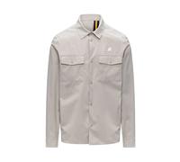 K-Way- Umbert Stretch 2Layers Overshirt- Jackets- Hombre- Beige- L- Umbert Stretch 2Layers Overshirt
