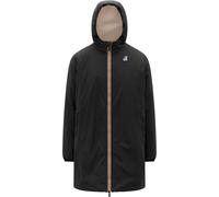 K-Way - Parkas para mujer - Le Vrai 4.0 Eiffel East Orsetto Black Pure de Nylon - Talla L - Negro Negro L