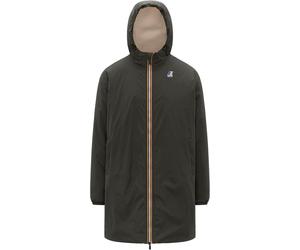 K-Way - Parkas para mujer - Le Vrai 4.0 Eiffel East Orsetto Green Blackish de Nylon - Talla XL - Verde Verde XL
